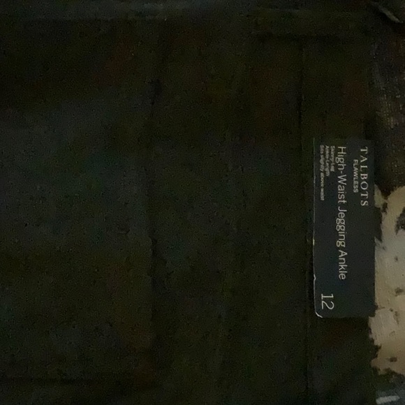 New with tags Talbots high waisted ponte knit jeggings size 12 in charcoal - Picture 6 of 6